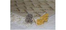 Tapis kilim fait main en laine couleur beige