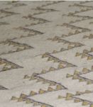 Tapis kilim fait main en laine couleur beige
