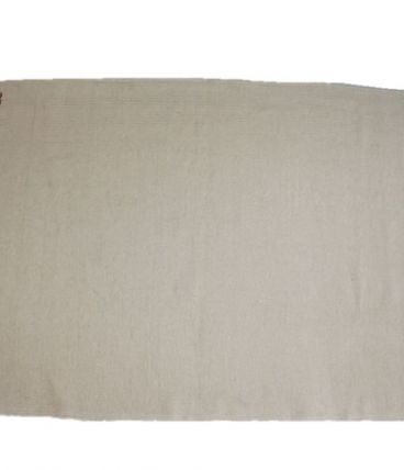 Tapis kilim fait main en soie couleur beige