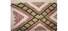 Tapis kilim fait main en soie couleur beige