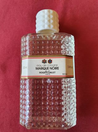 Flacon Marque Noire Roger Gallet 100 ml vintage
