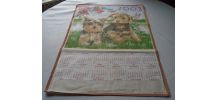Torchon calendrier 2003
