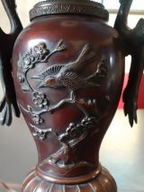 Lampe oiseau bronze