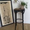 Tabouret de bar canné style Thonet