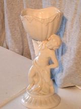 coupe cache pot en porcelaine de naples en italie