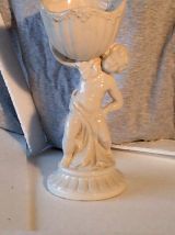 coupe cache pot en porcelaine de naples en italie