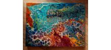 Tableau peinture abstraite