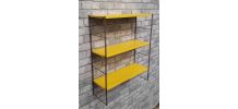 Etagere vintage string jaune 60x49  trace legere d usure tab