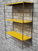 Etagere vintage string jaune 60x49  trace legere d usure tab
