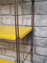 Etagere vintage string jaune 60x49  trace legere d usure tab
