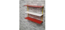 Etagere mural marque multimueble spain 1975.  style string a