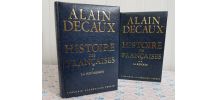 deux volumes d'Alain Decaux excellent état