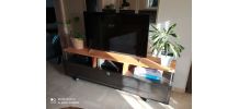 Meuble télé fabrication unique artisanale