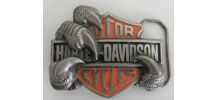 Boucle ceinture Harley Davidson vintage 1991 serre d'aigle