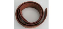 Ceinture cuir véritable vintage marque JG Mexico biker 