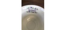 Tasse et sous-tasse Janvier/January angleterre