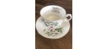 Tasse et sous-tasse Mars/March angleterre