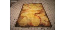 tapis  laine  DESSO hollande   70s moderniste pop art retro 