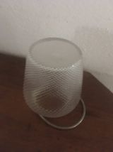 Seau à glace en verre vintage.