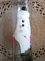 Ancien bocal en verre Pierrot 