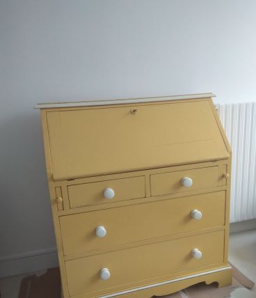 Bureau secrétaire bois massif