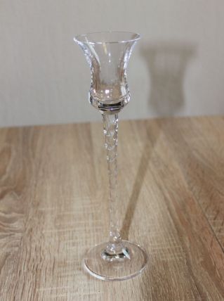 Bougeoir en verre