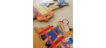 Porte manteau enfant vintage Alfred Mertens 1985 Lokomotive