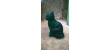 Chat en pâte de verre 
