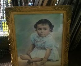 Cadre avec photo d'enfant