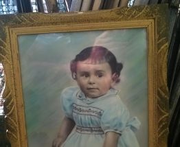 Cadre avec photo d'enfant