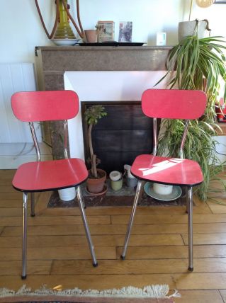Chaises en formica