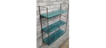 etagere string style tomado vintage 1970   montants doré   p