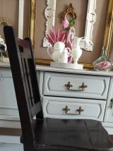Chaise escabeau ancienne