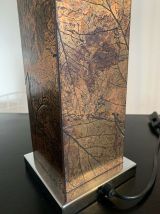  grande lampe  laiton  Pied cuivre-1970-Unilu