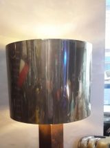  grande lampe  laiton  Pied cuivre-1970-Unilu