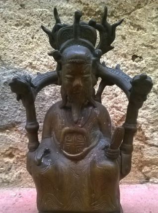 Dignitaire Chinois en bronze