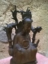 Dignitaire Chinois en bronze