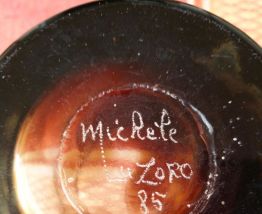ensemble whisky signé Luzoro de Biot, pièces uniques