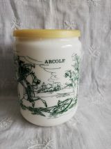 Pot opaline dessin bataille d'Arcole