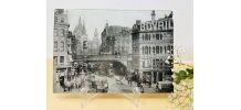 Photographie Londres pressée sous verre et carton - Fin XIXè