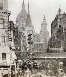 Photographie Londres pressée sous verre et carton - Fin XIXè
