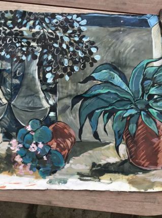 Peinture sur toile