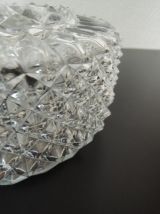 Plafonnier verre en pointes de diamant