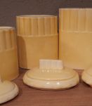 Set de 3 pots à épice faïence czechoslovakia Angelus de Mill