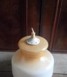 Suspension en opaline vintage 