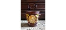 Cache pot en plastique - vintage 