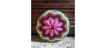 Coussin crochet vintage 