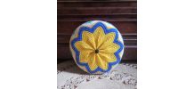 Coussin crochet vintage 