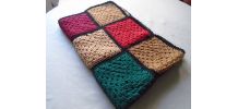 Plaid crocheté