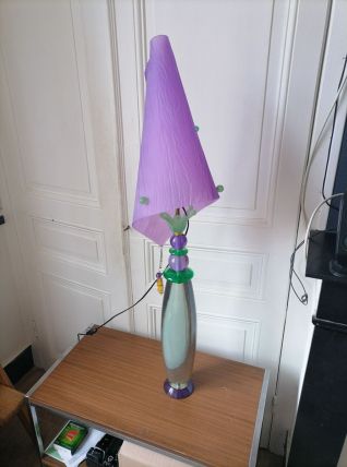 Lampe Résine et Plexi Edition Formes et Volumes Design 110cm